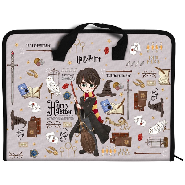 Папка-портфель на блискавці Kite Harry Potter HP23-202, 1 відділення, A4 HP23-202 фото
