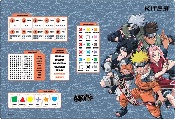 Підкладка настільна Kite Naruto NR23-207 NR23-207 фото