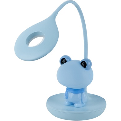 Настільна лампа LED з акумулятором Froggy Kite K24-492-3-3, блакитний K24-492-3-3 фото
