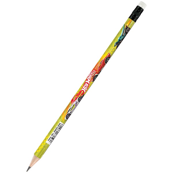 Олівець графітний з гумкою Kite Hot Wheels HW23-056 HW23-056 фото