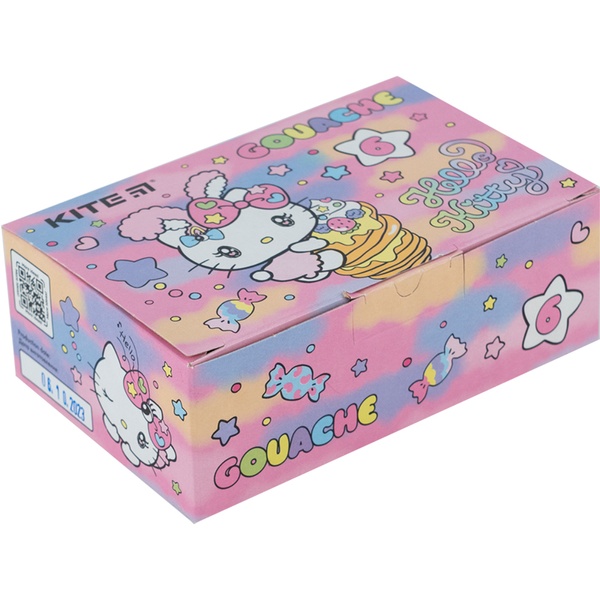 Гуаш Kite Hello Kitty HK23-062, 6 кольорів HK23-062 фото