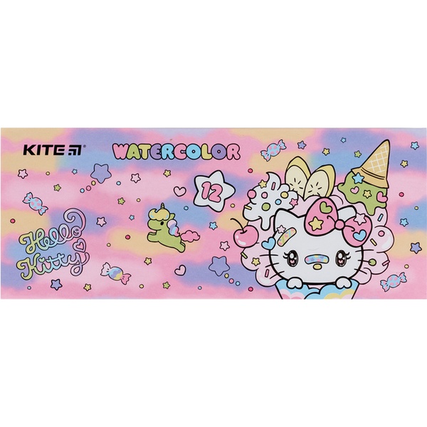 Фарби акварельні Kite Hello Kitty HK23-041, 12 кольорів HK23-041 фото