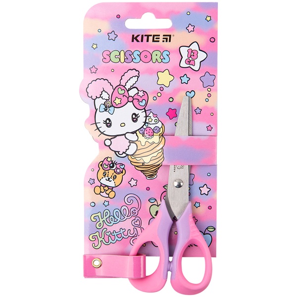 Ножиці дитячі з гумовими вставками Kite Hello Kitty HK23-016, 13 см HK23-016 фото