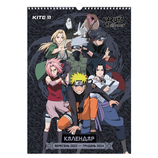 Календарь-планер настенный Naruto NR23-440 на 2023-2024 г. NR23-440 фото