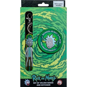 Набор бейдж на липучке и подвеска Kite Rick and Morty RM24-3010, 2 шт. RM24-3010 фото