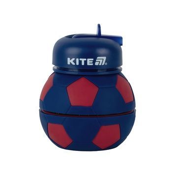 Силіконова пляшка для води Kite K26-1272-3, 550 мл, червоно-синя K26-1272-3 фото
