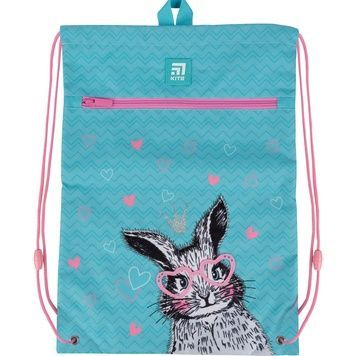 Сумка для взуття з кишенею Kite Education Cute Bunny K21-601M-1 K21-601M-1 фото