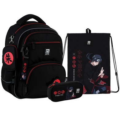 Шкільний набір Kite Naruto SET_NR24-773M (рюкзак, пенал, сумка) SET_NR24-773M фото