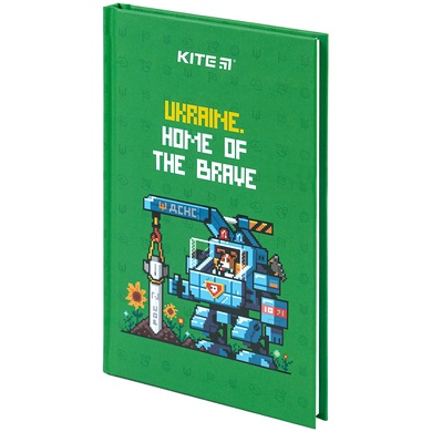 Книга записна Kite K24-199-4, тверда обкладинка, А6, 80 аркушів, клітинка K24-199-4 фото