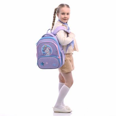 Рюкзак школьный каркасный GoPack Education Fairytale Unicorn GO25-597M-3 GO25-597M-3 фото