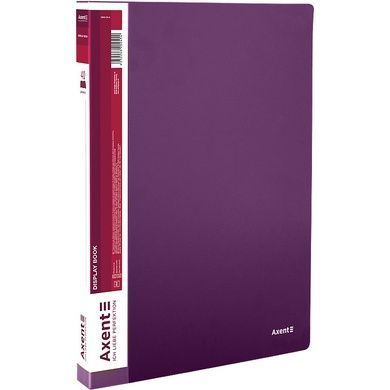Дисплей-книга Axent 1040-11-A, A4, 40 файлов, сливовая 1040-11-A фото