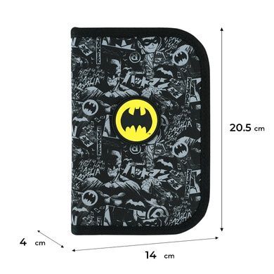 Пенал без наповнення Kite DC Comics DC26-622, 1 відділення, 2 відвороти DC26-622 фото