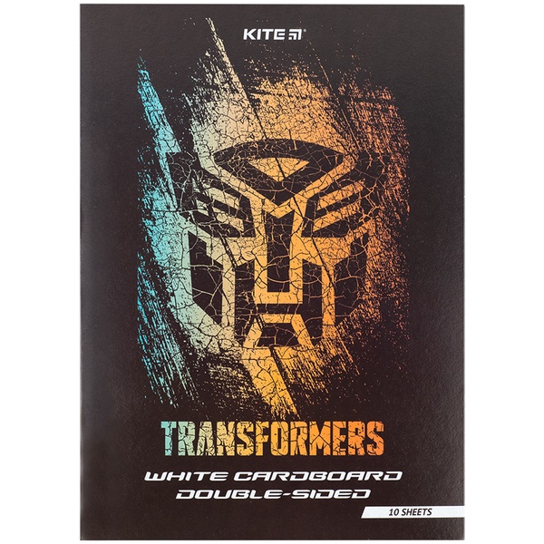 Картон білий Kite Transformers TF24-254, А4, 10 аркушів TF24-254 фото