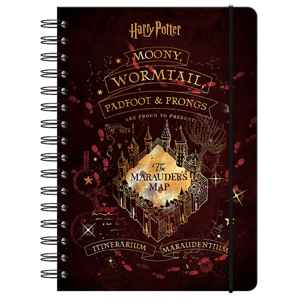 Блокнот на спіралі Harry Potter HP24-190, A5, 80 аркушів, клітинка HP24-190 фото