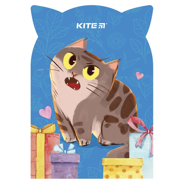 Блокнот Kite Gift cat K22-461-1, 48 аркушів, клітинка K22-461-1 фото