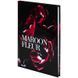 Книга записна тверда обкл. А5, 96 арк., кліт., Maroon fleur 8459-1-A фото 2