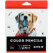 Олівці кольорові Kite Dogs K22-055-1, 24 кольори K22-055-1 фото 1