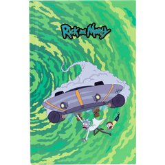 Книга записная Kite Rick and Morty RM22-199-1, твердая обложка, А6, 80 листов, клетка