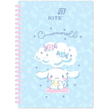 Блокнот на спіралі Cinnamoroll CR26-277, А5, 80 аркушів, клітинка, пластикова обкладинка CR26-277 фото