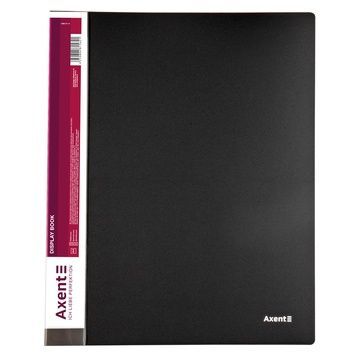 Дисплей-книга Axent 1280-01-A, А4, 80 файлiв, чорна 1280-01-A фото