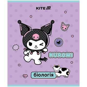 Зошит предметний Kite Kuromi HK25-240-7, 48 аркушів, клітинка, біологія HK25-240-7 фото