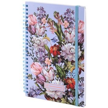 Блокнот на спіралі карт. обк., А5,80 арк,кл.,OS,Spring flow 8471-5-a-os фото