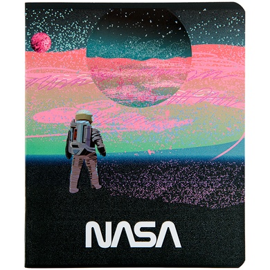 Зошит шкільний Kite NASA NS22-238, 24 аркуша, клітинка NS22-238 фото
