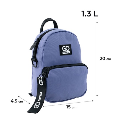 Міні рюкзак-сумка GoPack Education Teens GO24-181XXS-3 фіолетовий GO24-181XXS-3 фото