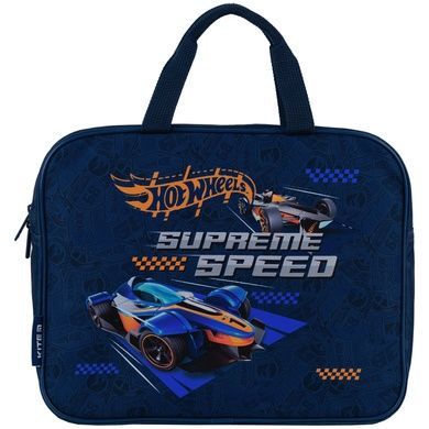 Шкільна текстильна сумка Kite Hot Wheels HW24-589, 1 відділення, A4 HW24-589 фото