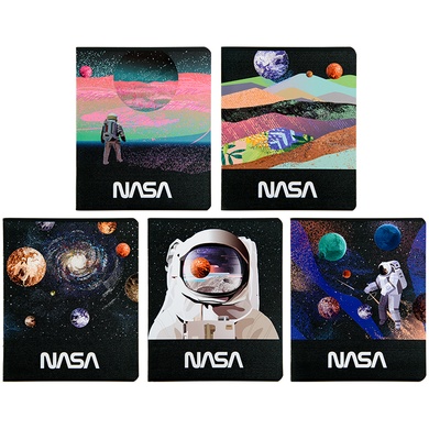 Зошит шкільний Kite NASA NS22-238, 24 аркуша, клітинка NS22-238 фото