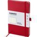 Книга записна Axent Partner 8201-03-A, A5-, 125x195 мм, 96 аркушів, клітинка, тверда обкладинка, червона 8201-03-A фото 2
