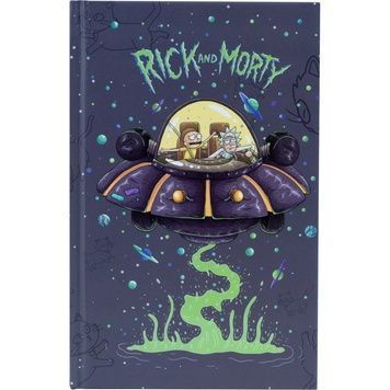 Книга записна Kite Rick and Morty RM22-199-2, тверда обкладинка, А6, 80 аркушів, клітинка RM22-199-2 фото