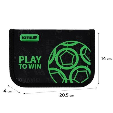 Пенал без наповнення Kite Play&Win K25-621-2, 1 відділення, 1 відворот K25-621-2 фото