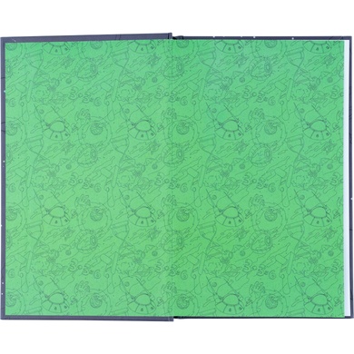 Книга записна Kite Rick and Morty RM22-199-2, тверда обкладинка, А6, 80 аркушів, клітинка RM22-199-2 фото