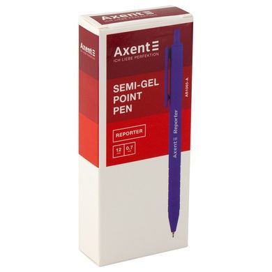 Ручка масляна автоматична Axent Reporter AB1065-02-A, 0.7 мм, синя AB1065-02-A фото