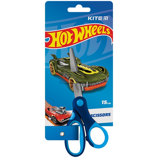 Ножницы детские Kite Hot Wheels HW24-126, 15 см HW24-126 фото