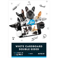 Картон белый Kite Dogs K22-254, А4, 10 листов