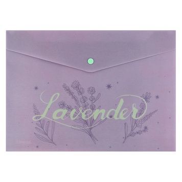 Папка на кнопке А4 Lavender-1 1495-36-A фото