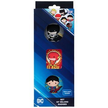Набір бейджів на липучці Kite DC Justice League DC25-3012, 3 шт. DC25-3012 фото