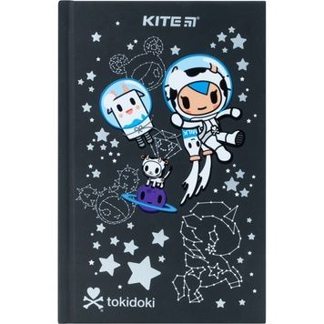 Книга записна Kite tokidoki TK22-199-1, тверда обкладинка, А6, 80 аркушів, клітинка TK22-199-1 фото
