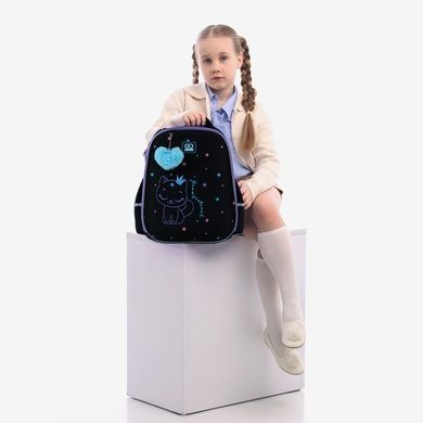 Рюкзак шкільний напівкаркасний GoPack Education Meowjestical GO25-165M-2 GO25-165M-2 фото