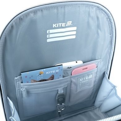 Рюкзак школьный каркасный Kite Education Black&Silver K26-556M-2 K26-556M-2 фото