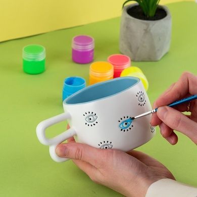 Краски акриловые Kite Creative K-274, 6 неоновых цветов, 20 мл K-274 фото