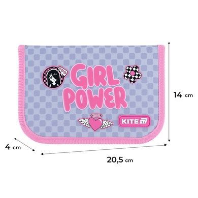 Пенал без наповнення Kite Girl's Power K26-621-5, 1 відділення, 1 відворот K26-621-5 фото