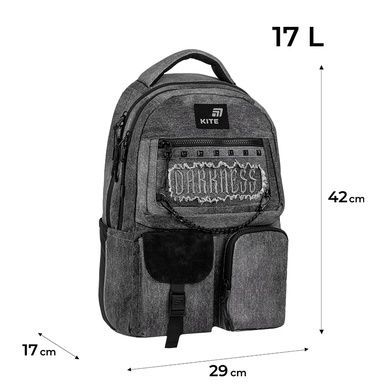 Рюкзак Kite Education teens Darkness K26-2587M-5 3в1 K26-2587M-5set фото