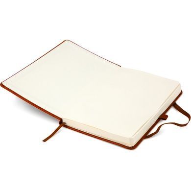 Книга записна Axent Partner Lux 8202-19-A, A5-, 125x195 мм, 96 аркушів, клітинка, тверда обкладинка, коричнева 8202-19-A фото