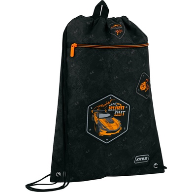 Набір рюкзак + пенал + сумка для взуття Kite 501S Burn Out SET_K22-501S-7 (LED) фото