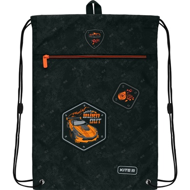 Набір рюкзак + пенал + сумка для взуття Kite 501S Burn Out SET_K22-501S-7 (LED) фото