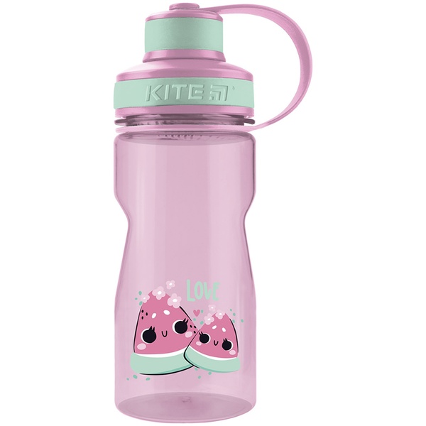 Бутылочка для воды Kite Love K23-397-1, 500 мл, розовая K23-397-1 фото