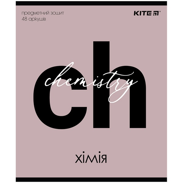 Зошит предметний Kite Letters K24-240-6, 48 аркушів, клітинка, хімія K24-240-6 фото